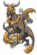 Pokemon Houndoom tattoo design idea