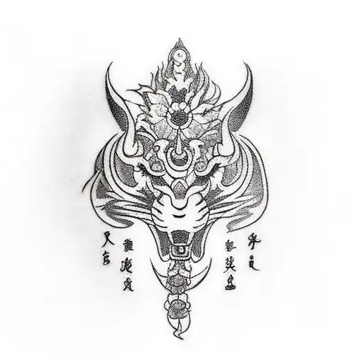 Offene Hände, über den Händen ein Sätzling in einem heiligen, der Sätzling ist von einem Baum umschlossen, Früchte  tattoo design idea