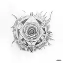 simple and memorable  tattoo design idea