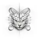 simple and memorable  tattoo design idea