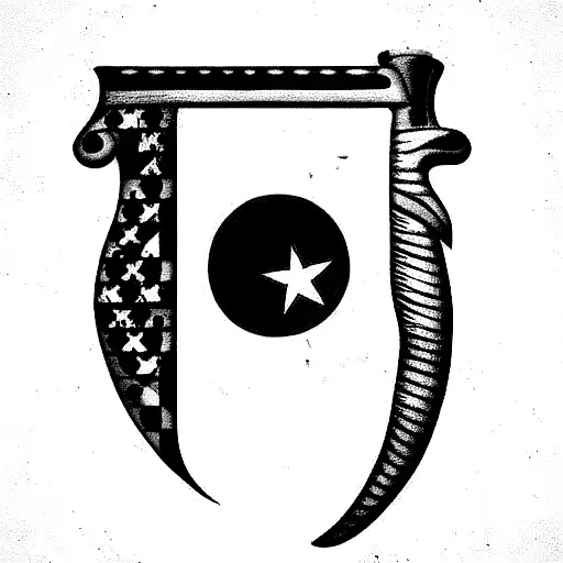 Ancient egypt, Turkish flag and chess tattoo design idea