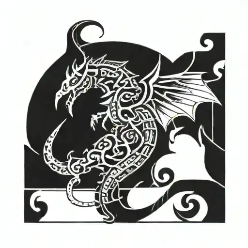 lil peep and scorpio logo incorporated tattoo design idea