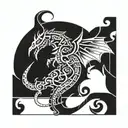 lil peep and scorpio logo incorporated tattoo design idea