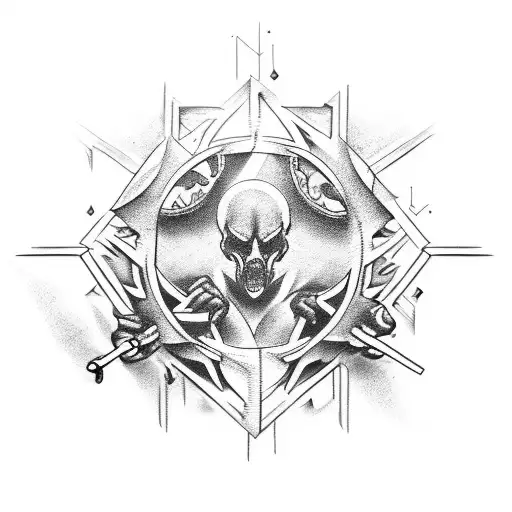 Alchemy Wisdom tattoo design idea