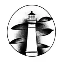 Lighthouse tattoo design idea
