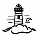 Lighthouse tattoo design idea