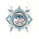 Third Eye tattoo design idea
