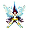 Patience, strength, phoenix tattoo design idea