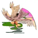 Patience, strength, phoenix tattoo design idea