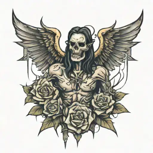 master of puppets album tattoo design idea