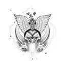 icarus tattoo design idea