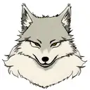 Wolf tattoo design idea