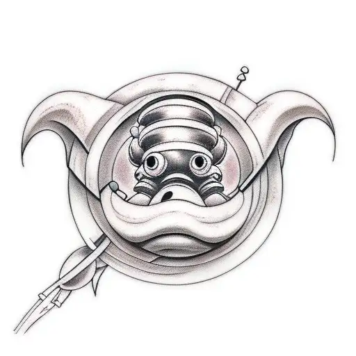 A tattoo of morph from Treasure Planet tattoo design idea