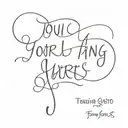 You can do hard things tattoo design idea