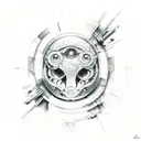 alchemy tattoo design idea