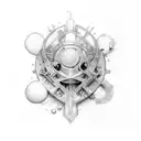 alchemy tattoo design idea