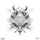 smoke, fire, time, beast, water tattoo design idea