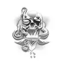 chrome tattoo tattoo design idea