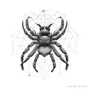 Lovecraft spider tattoo design idea