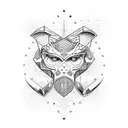 alpha kappa rho tattoo design idea