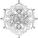 karma tattoo design idea