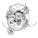 karma tattoo design idea