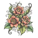 Skyler ivy vines tattoo design idea