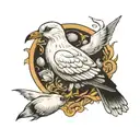 gull tattoo design idea