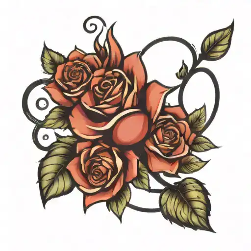create a tattoo that depicts "an unbreakable bond symbolizing the connection tattoo design idea