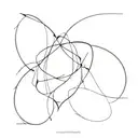 create a tattoo that depicts "an unbreakable bond using abstract shapes tattoo design idea