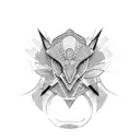 art deco tattoo design idea