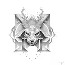 art deco tattoo design idea