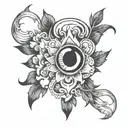 fingers crossed  tattoo design idea