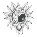 fingers crossed  tattoo design idea