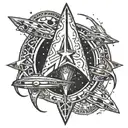 star trek boadly to go tattoo design idea