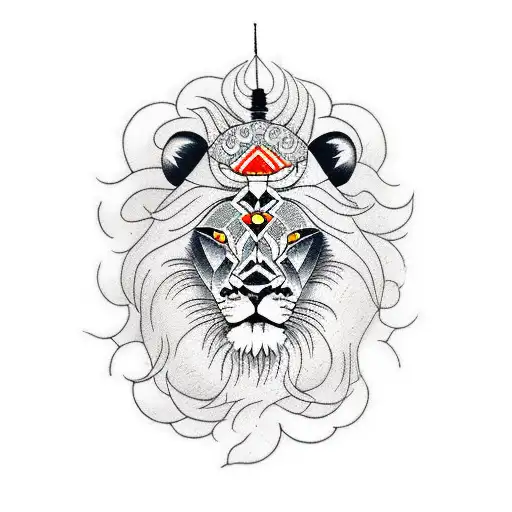 20+ Japanese Lion Tattoo Stock Illustrations, Royalty-Free Vector Graphics  & Clip Art - iStock