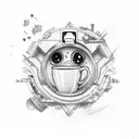 Barista  tattoo design idea