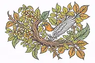 Live Oak hidden gem inside tattoo design idea