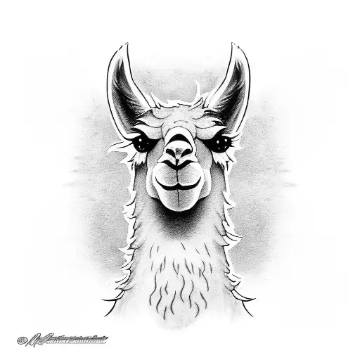 llamas chester bennington tattoo design idea