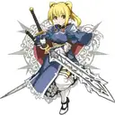 Saber with Anime Fate Stay Night tattoo design idea