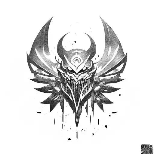 league of legends morgana ult icon tattoo tattoo design idea
