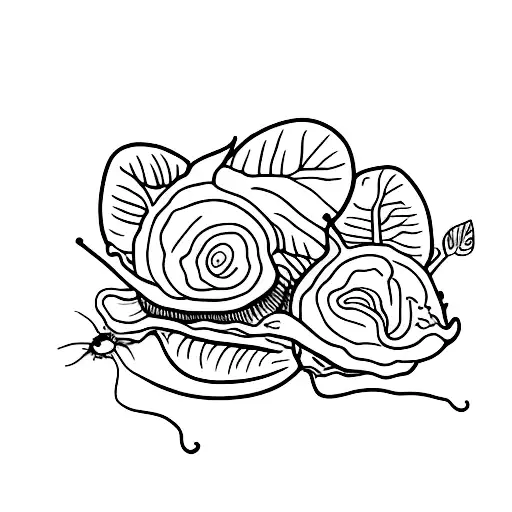 two pea pods: one old one new reading a picture book together tattoo design idea