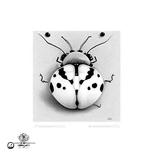 Ladybug Tattoo Art. Ladybird Illustration. Lady Beetle Tattoo. Dot Work  Tattoo. Ladybug Symbol of Luck Stock Vector - Illustration of drawn,  ornament: 130066792