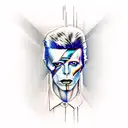 David bowie tattoo design idea