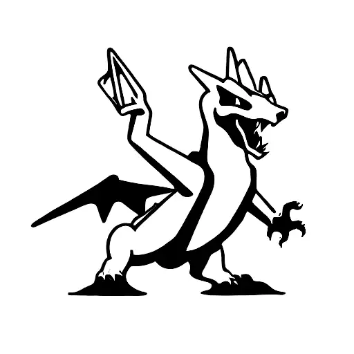 Charizard  tattoo design idea