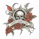 create a tattoo design based on the poem "Do not Stand at My Grave and Weep," tattoo design idea