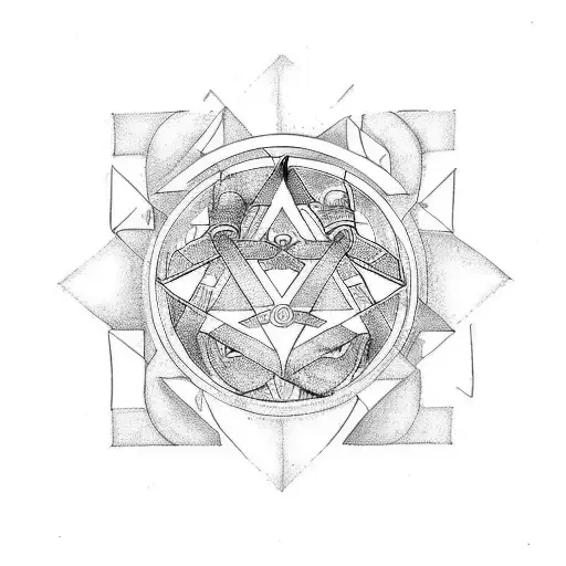 alchemy tattoo design idea