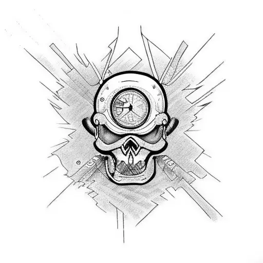 sphenks ride chopper tattoo design idea