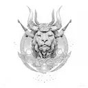 BALANZA ARIES LIBRA tattoo design idea