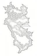 colombia themed tattoo tattoo design idea